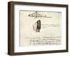 William Clark's Sketch of Flathead Indians in His Diary, c.1804-1806-null-Framed Premium Giclee Print