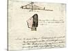 William Clark's Sketch of Flathead Indians in His Diary, c.1804-1806-null-Stretched Canvas