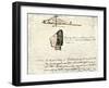 William Clark's Sketch of Flathead Indians in His Diary, c.1804-1806-null-Framed Giclee Print