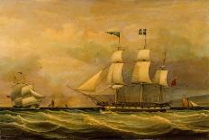 The Barque, Helen Denny by William Clark, 1863 (Oil Painting)-William Clark-Giclee Print