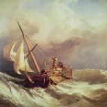 The Hayboat-William Clarkson Stanfield-Giclee Print