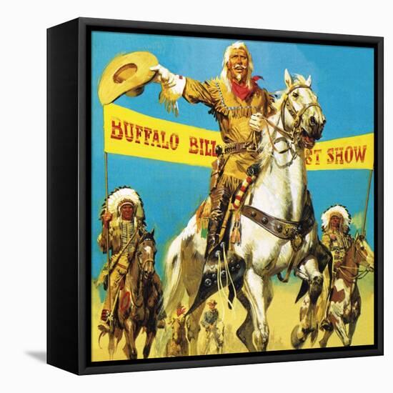 William Cody, the Great Showman-English School-Framed Stretched Canvas