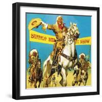 William Cody, the Great Showman-English School-Framed Giclee Print