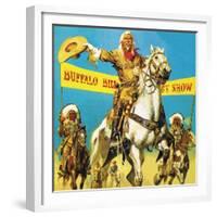 William Cody, the Great Showman-English School-Framed Giclee Print