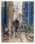 Untitled (Old Man and Stairs)-William Collier-Framed Collectable Print