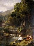 Landscape with Cattle-William Collins-Giclee Print