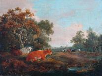 Landscape with Cattle-William Collins-Giclee Print