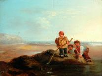 Shrimp Boys at Cromer, 1815-William Collins-Giclee Print
