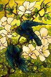 Hibiscus and Parrots-William Comfort Tiffany-Framed Art Print