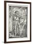 William continued his wonderful archery, from 'Hero Myths and Legends of the British Race' by M.I.-Patten Wilson-Framed Giclee Print