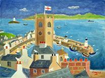PZ.54. in Mousehole Harbour, Cornwall-William Cooper-Framed Giclee Print