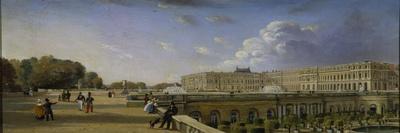 The Palace and Terrace at Versailles, C.1825-35-William Cowen-Laminated Giclee Print