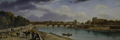 The Palace and Terrace at Versailles, C.1825-35-William Cowen-Framed Giclee Print