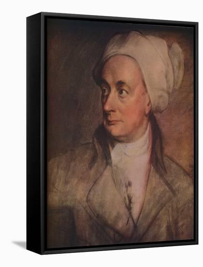 'William Cowper', 1792-George Romney-Framed Stretched Canvas