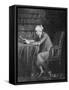 William Cowper in his study-Richard Westall-Framed Stretched Canvas