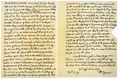 Letter from William Cowper to William Unwin, 31st October 1779-William Cowper-Giclee Print