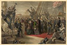 Queen Victoria Visiting HMS Resolute, 16th December, 1856, Published 1859-William 'Crimea' Simpson-Giclee Print