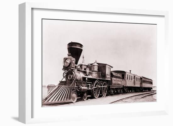 William Crooks' a 1861 Locomotive of the Great Northern Railway-null-Framed Photo