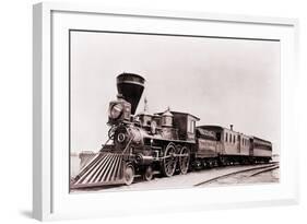 William Crooks' a 1861 Locomotive of the Great Northern Railway-null-Framed Photo