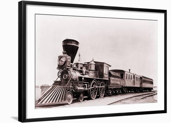 William Crooks' a 1861 Locomotive of the Great Northern Railway-null-Framed Photo