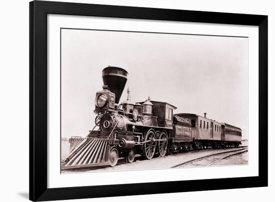 William Crooks' a 1861 Locomotive of the Great Northern Railway-null-Framed Photo