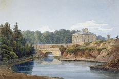 View of the Regent's Canal, Lisson Grove Road, St John's Wood, London, C1830-William Crotch-Giclee Print