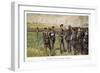 William, Crown Prince of Germany, Visiting Wounded Troops in the Field, Pub. 3rd Mary 1917-William Friedrich Georg Pape-Framed Giclee Print