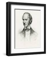 William Cullen Bryant-F Croll-Framed Art Print