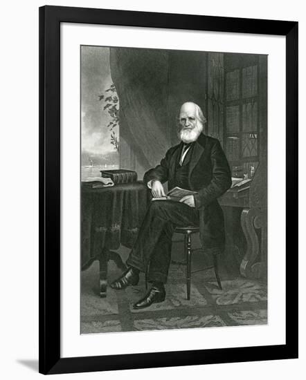 William Cullen Bryant-Alonzo Chappel-Framed Art Print