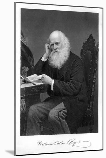 William Cullen Bryant-Alonzo Chappel-Mounted Art Print