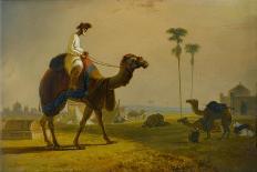 The Hirkarrah Camel (A Scene in the East Indies), 1832-William Daniell-Giclee Print