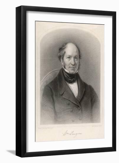 William Dargan Irish Railway and Canal Projector. with His Autograph-null-Framed Art Print