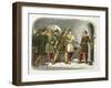 William de Breteuil defends the treasury, Winchester, Hampshire, 1100 (1864)-James William Edmund Doyle-Framed Giclee Print