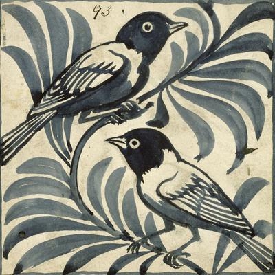 Bluebirds (W/C on Paper)