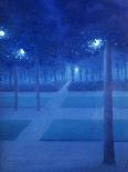 Nocturne Dans Le Parc Royal, Brussels-William Degouve De Nuncques-Giclee Print