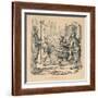 'William departing for France', c1860, (c1860)-John Leech-Framed Giclee Print