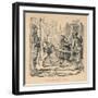 'William departing for France', c1860, (c1860)-John Leech-Framed Giclee Print