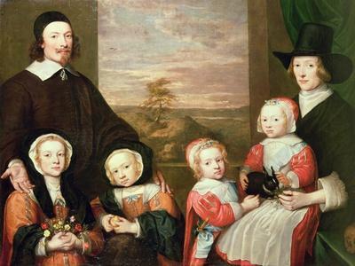 Unidentified Family Portrait, Traditionally Thought to Be That of Sir Thomas Browne, Mid 1640s