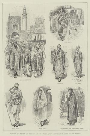 Sketches at Beyrout and Damascus