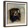 William Dyce (1806-64) in a Gondola Sketching in Venice, 1832-David Scott-Framed Giclee Print