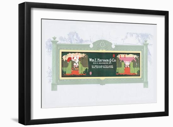 William E. Harmon and Co. Real Estate-null-Framed Art Print