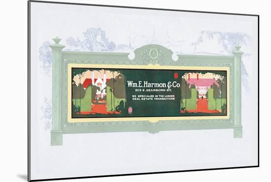 William E. Harmon and Co. Real Estate-null-Mounted Art Print