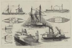 HMS Inflexible-William Edward Atkins-Giclee Print