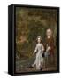 William Ellis and His Daughter Elizabeth, C.1745-Francis Hayman-Framed Stretched Canvas