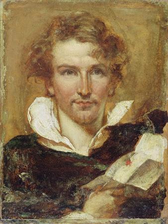 Self Portrait, 1823 (Oil on Paper on Panel)