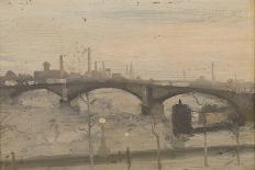 The Thames at Chelsea-William Evelyn Osbourne-Framed Stretched Canvas
