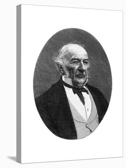 William Ewart Gladstone, British Liberal Party Statesman and Prime Minister, C1890-Elliott & Fry-Stretched Canvas