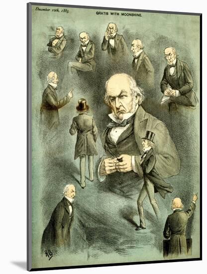 William Ewart Gladstone-Alfd Bryan-Mounted Art Print