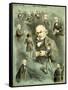 William Ewart Gladstone-Alfd Bryan-Framed Stretched Canvas