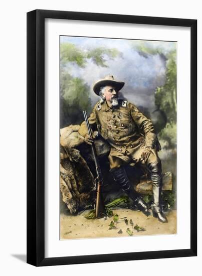 William F Cody (1846-1917)-null-Framed Premium Giclee Print